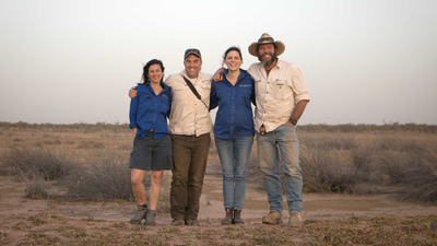 Staff Brenda Duffy, Graeme Finlayson, Vanessa Westcott and Greg Carroll.
