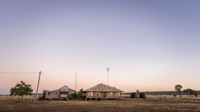 Sunset over Edgbaston Homestead.