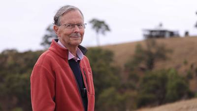 Dr Alexander Gosling at the Round House Reserve.