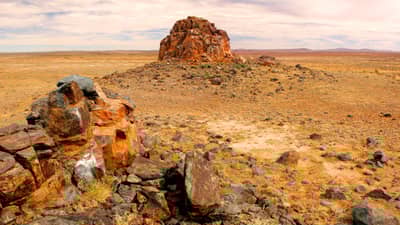 Dome Rock at Boolcoomatta Reserve.