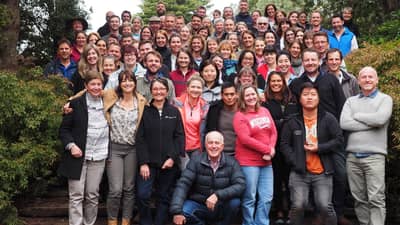 Bush Heritage staff come together in 2017.