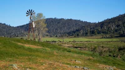 Kingston Farm in the northern Midlands of Tasmania.