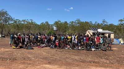 Ŋaliyindi Balpara Camp Participants, September 2025. By Sara Weir