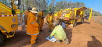 Collaborative fire management at Yourka Reserve. Photo Lewi Marr.