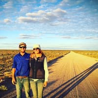 Kate and Clint Bon Bon Station Reserve managers.