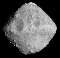 The asteroid 162173 Ryugu as it appeared to the Hayabusa II spacecraft on 26 June 2018.