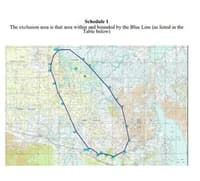 He Hayabusa landing and exclusion zone for this weekend.