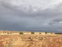 Storm clouds gather.