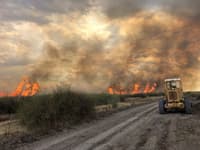 View from the fire ground.