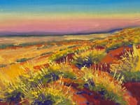 Landscape painting by Angela Woltmann.