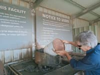 Wayne unloading sump oil.