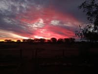 An amazing sunset at the end of the day.