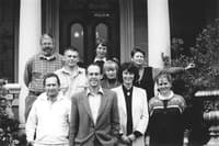 Bush Heritage’s founders in 1995. From left: Ray McKendrick (back), Robert Rosen, Greg Blake, Bob Brown, Judy Henderson, Verna Simpson, Peg Putt, Penny Figgis and Penny King.