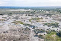 An aerial of the springs at Edgbaston Reserve. By Peter Wallis