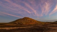 Sun sets over Pullen Pullen Reserve.