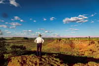 Nick Leseberg looks out over Pullen Pullen.