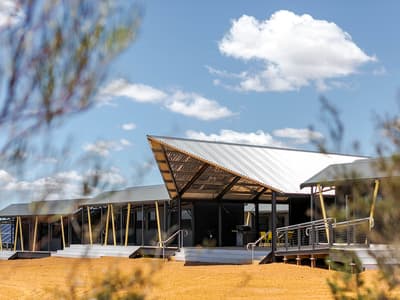 Michael Tichbon Field Station at Red Moort Reserve.