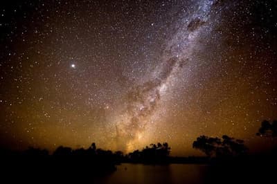 The Emu Constellation. Photo Rebecca Diete at Naree Reserve, NSW.