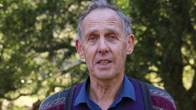 Close up of Bob Brown.