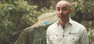 Bush Heritage staff member Jonathon Lyford.