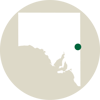Map showing location of Boolcoomatta Reserve in SA.