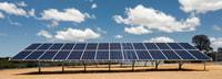 Solar panels. Photo Lee Griffith.