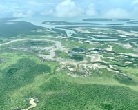 Aerial photo from flight to Ramingining.