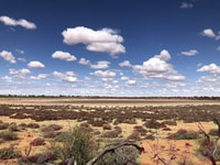 Salt lake on Bon Bon Reserve.