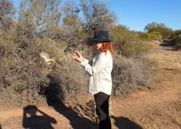 Charles Darwin Reserve Manager Jessica Stingemore.