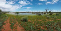 The landscape transformed to a freshwater swamp.
