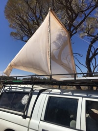 A specialised bee collecting method seen in action travelling around Bon Bon during the week