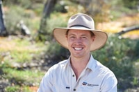 Charles Darwin Reserve Manager, Will Hansen. Photo Frances Andrijich.