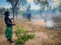Mimal Rangers Lydia Lawrence and Anne Kelly. Photo courtesy of Mimal Land Management.