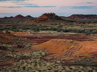 Vast spaces, few roads and endless mounds of spinifex make it hard to find cats on arid reserves like Pullen Pullen and Ethabuka. Photo by Lachlan Gardiner.