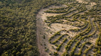 High above the Climate-Ready Revegetation Research Project, Dja Dja Wurrung Country, Victoria. By Grassland Films