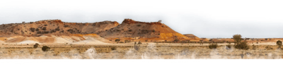 Landscape at Evelyn Downs Reserve, South Australia.