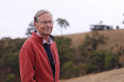 Dr Alexander Gosling at the Round House Reserve.