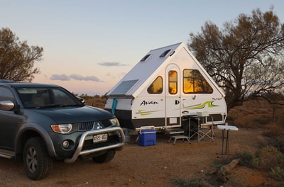 Camper at Boolcoomatta.