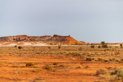 Landscape at Evelyn Downs in South Australia.